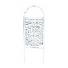 Lixeira Pátios E Parques Redonda Em Tela De Moeda Branca