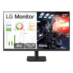Monitor FULL HD 27" LG Gamer 27MS500-B | LED, IPS, HDMI, Preto, 100Hz