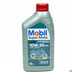 Óleo Lubrificante Semissintético 10W30 MX Mobil Super Moto (1 Litro)