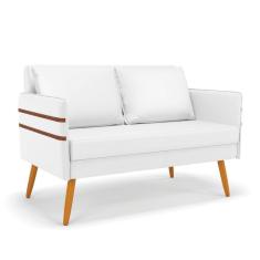 Namoradeira 02 Lugares Mari Corino Castanho Branco