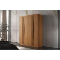 Guarda-roupa 4 Portas 2 Gavetas London Naturalle