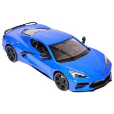 Coleção Miniatura De Ferro Chevrolet Corvette C8 2020 1/24 Motor Max A