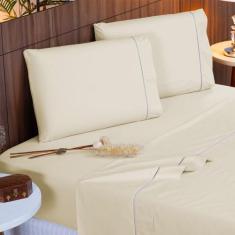 Jogo de Lençol King 200 Fios 4 Peças 100% Algodão - Suítes Sonhos, Pal