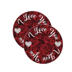 Sousplat I Love You - NSW, 2 Peças, com base