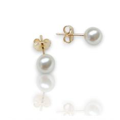Brinco Pérola Dourado