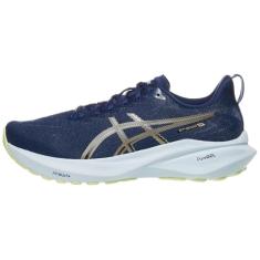 ASICS Tênis de corrida feminino GT-2000 13, Expansão azul/champanhe, 38