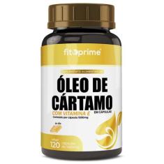 Óleo De Cártamo Com Vitamina E 120 cápsulas  - FitoPrime