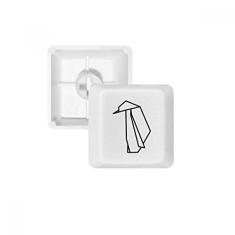 Teclado mecânico abstrato origami Penguin formato geométrico teclado mecânico PBT kit de atualização para jogos