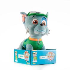 Pelúcia Infantil - 30 cm - Patrulha Canina - Rocky - Sunny Brinquedos