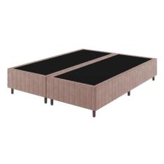 Base Box Queen 25cm x 1,98m x 1,58m Treviso Matelado Rustico rose