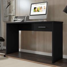 Mesa Para Computador Com Gaveta Jacote Preto