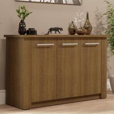 Buffet Aparador para Sala de Jantar Madesa 3 Portas, Rustic