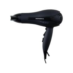 Secador de Cabelo Mondial Power Shine Black - SC-13 Preto Turmalina 20