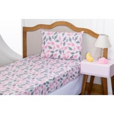 Lençol Infantil cama Solteiro 100% Algodão + 1 Fronha. - DINAH ENXOVAI