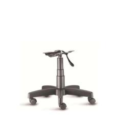 Base Para Cadeira Giratória Pistão A Gás Com Rodízios Preto - Bueno Ca