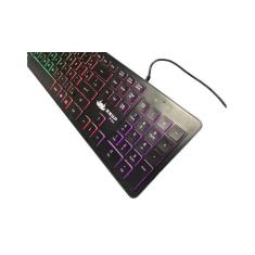 Teclado Gamer Knup Kp-2060 Abnt2 Preto Com Luz Rgb