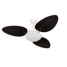 Ventilador Teto Trevo Turbo Sala 3 Pás Tabaco Ventax 220V