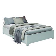 Cama Box Base Casal para Colchão de Até 1,38m Desmontável Aruba Branco