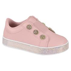 Tênis Molekinha Infantil Meninas, Rosa, 33