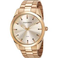 Relógio Mondaine Feminino Dourado 53672lpmvde1-Feminino