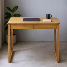 Mesa Escrivaninha Para Estudo Com 2 Gavetas Mesinha Para Computador - 