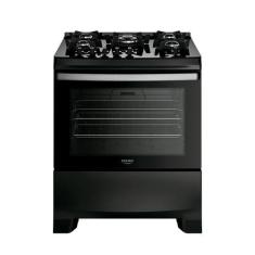 Fogão 5 Bocas Dako Supreme Black Glass Digital Bivolt, Bivolt