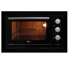 Forno Elétrico De Embutir Fischer Fit Line 48 Litros Preto 220V