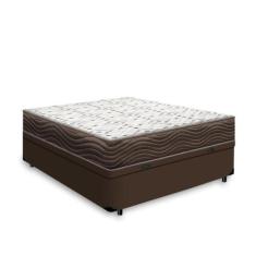 Cama Box Baú com Colchão de Espuma D45 Ortobom Iso 150 Casal 138 cm, M