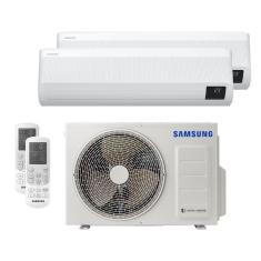 Ar Condicionado Multi Bi Split Samsung Wind Free 18000 BTUs (2x12000) Quente e Frio Inverter R410 220V (AJ050AXJ2KH/AZ)