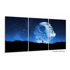 Quadro Decorativo - Star Wars Estrela da Morte -120x60 em te