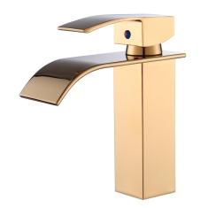 Torneira Prizi Cascata Monocomando Dourada - KE6123