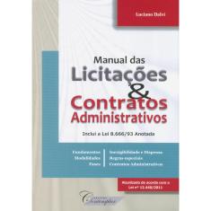 Livro - Manual das Licitações & Contratos Administrativos