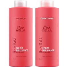 Wella Shampoo E Condicionador Invigo Color Brilliance 1000ml
