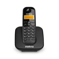 Telefone sem Fio Intelbras TS 3110 com Display luminoso, Identificador de Chamada e Tecnologia DECT 6.0 - Preto