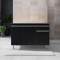 Balcão Gabinete de Pia sem Tampo 120cm 3 Portas Pop - Nathan Móveis