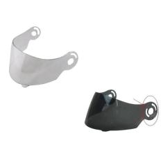 Par Viseira Capacete Taurus Zarref V3 Fumê+Cristal Polivisor