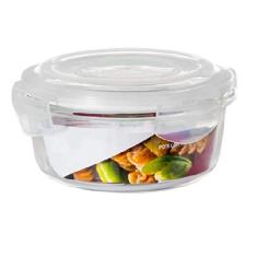 Pote Vidro Hermético Redondo Tampa Plastico 400ml