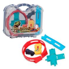 Brinquedo Pista Carrinho Dino Looping Dinossauro Lançador - Paki Toys