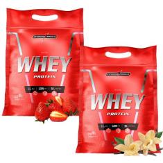 Kit 2x Nutri Whey Protein Integralmédica 900g - Integralmedica, Morang