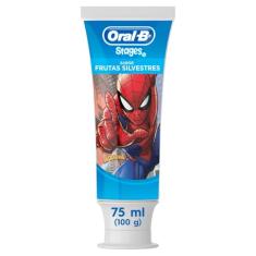 Pasta de Dente Oral-B Stages Frozen/Spiderman,1 Unidade 100g (Embalagem pode variar)