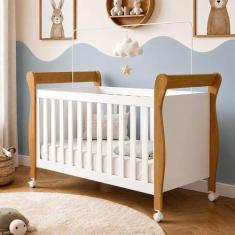 Berço Mini Cama 100% MDF Slim com 3 Níveis de Altura - Tigus Baby