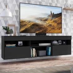 Rack TV 65&quot; Suspenso com  2 Portas Paris Multimóveis
