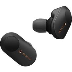 Fones de Ouvido Bluetooth Sem Fio Sony WF-1000XM3SMUC com Cancelamento de Ruído (Noise Cancelling), com controle de voz via Alexa, Preto