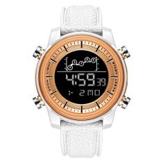 Relógio Digital masculino Smael 1556 à prova d´ água (Branco)