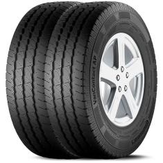 Kit 2 Pneu Continental 195/75r16 107/105r 8pr Vancontact Ap