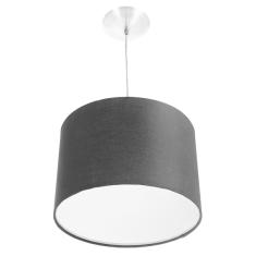 Lustre Cupula Pendente Dome 30x20cm Magn fico Preto