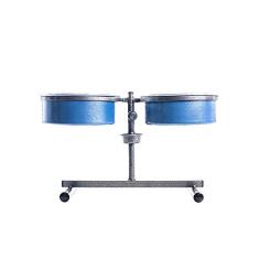 Comedouro Regulável Antiformiga InterMédioiário Azul 5L Nf Pet para Cães, Médio, Azul