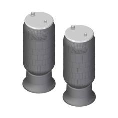 Bolsa Pneumática Suspensão Eixo Carreta Implementos HBZ 2 Un - Fabbof 