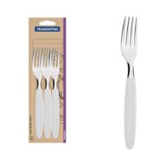 Conjunto de Garfos de Mesa Tramontina Ipanema com Lâminas em Aço Inox 