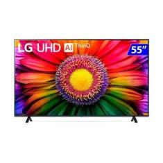 Smart Tv LG 55p Ai Thinq, LED UHD 4K, Wi-Fi, 3 HDMI, HDR10, Webos 23, Comando Voz Alexa - 55ur871c